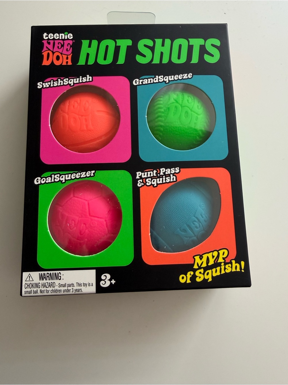 Needoh Teenie Hot Shots Squishy Toys - Authentic